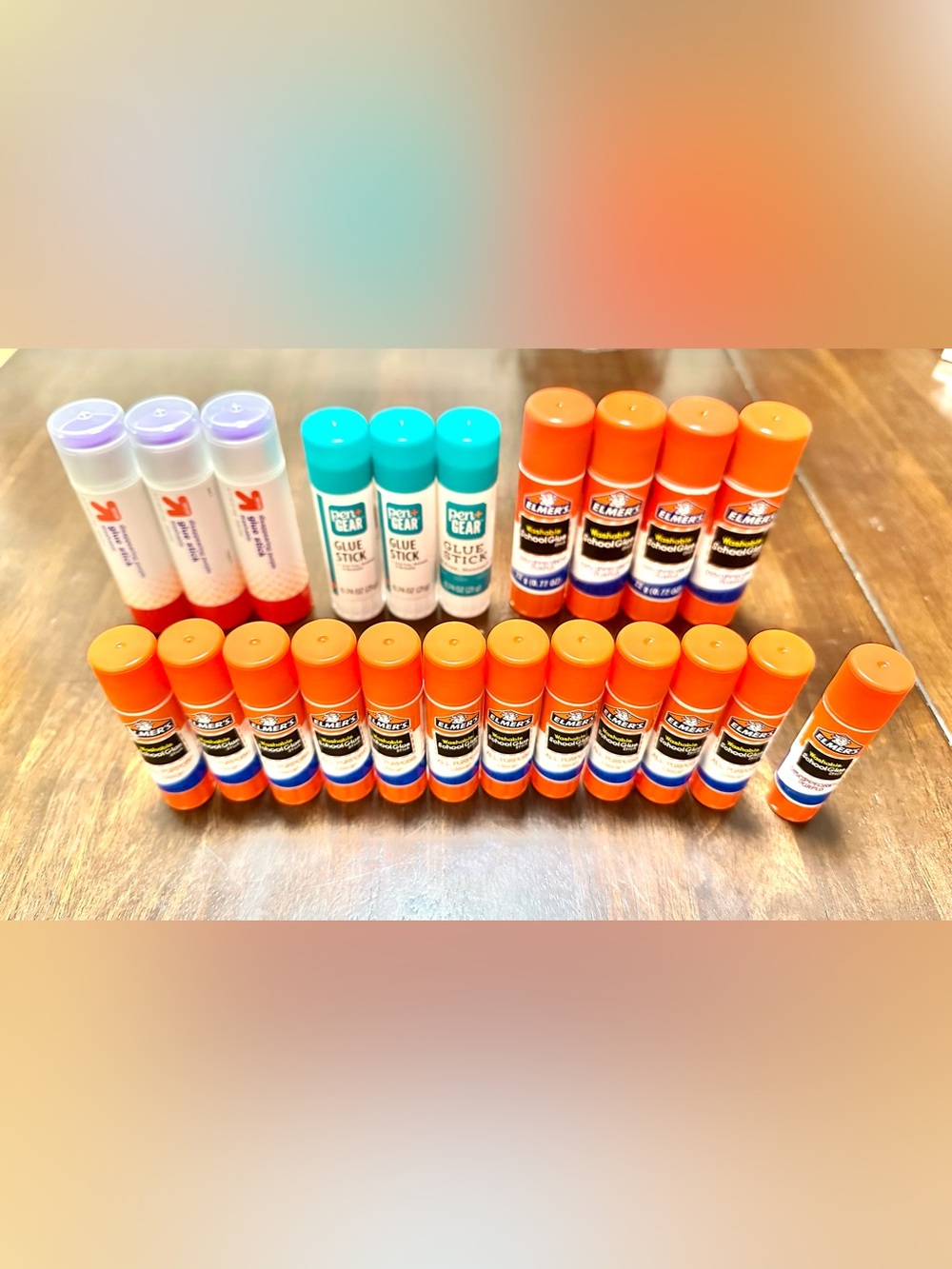 Bundle of 22 School Glue Sticks -Elmer’s, Pen+Gear & Up & Up